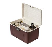 Lockable Storage Containers, Large Capacity Safe Box, Combination Lock Security Design, 10.24x8.86x4.72 Inches, Ideal for Tools Documents Medicine Files at Home School Work Travel