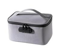 Lockable Toiletry Bag | Password Storage Box | Waterproof Combination | Secure Portable Handbag | 3-Digit Lock Pouch | Multi-Functional Organizer For Home, Office, School, Daily Travel Use