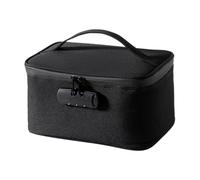 Lockable Waterproof Handheld Storage Bag | Oxford Cloth Portable Organizer with 3-Digit | Multipurpose Toiletry and Personal Storage Box for Home Office School Travel Secure Carry Bag