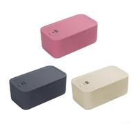 LockableStorageBox, SecureABSPhone & ValuablesSafewithKeyLockforHomeOfficeFocus, DigitalDetoxContainerforSnacksMeds,(Metri bianchi)