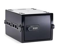 Lockabox Mini™ | Piccola scatola portaoggetti con serratura| Scatola con combinazione da 3 litri per alimenti, medicine e sicurezza domestica | Sicuro BPA (Nero)