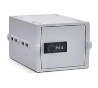 Lockabox Mini™ | Piccola scatola portaoggetti con serratura| Scatola con combinazione da 3 litri per alimenti, medicine e sicurezza domestica | Sicuro BPA (Bianco Opale)