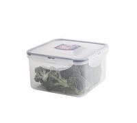 lockandlock Contenitore Quadrato da 1,2 L, Colore: Trasparente/Blu, plastica, Semi Transparent, 1,2 l