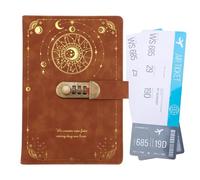 Locked Journal - Cartoncino, A5, Note Taking Notebook, Blocco combinazione, quaderni di viaggio, per bambini, adolescenti, scrittori, travel Students, Birthday Holiday Home Office Apartment Freelance