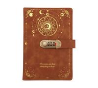 Locked Journal For Women - PU, A5 Goal Setting Notebook Secure Lock | Note-Taking Diary With, Privacy Journal For Kids, Teenagers, Writers, Travel, Students, Home, Office, Birthday