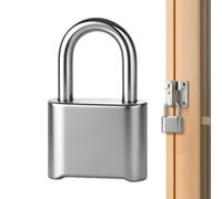 Locker, Resettable Metal 4 Digit Mechanical Lock With Code