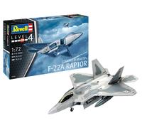 Lockheed Martin F-22A Raptor Fighter 1:72 Plastic Model Kit REVELL