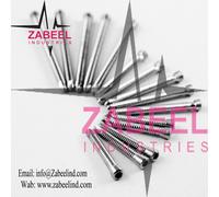 Locking (Safety Lock) SS 316L Blue 2.7mm Ø Hex Head Screws Self Tapping 100 PCs