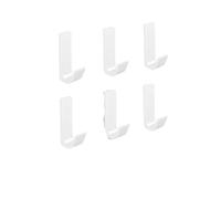 LOCKLGFMCZ Gancio antiforatura da parete dietro la porta, gancio appendiabiti in alluminio for bagno e cucina, singolo in metallo, adesivo resistente Accessori per ganci(G)