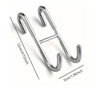 LOCKLGFMCZ Gancio for porta doccia da bagno in acciaio inossidabile 304, senza foratura, sopra la in vetro, for dell'armadio cucina, tipo di portaoggetti Accessori per ganci