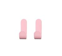 LOCKLGFMCZ Gancio multiuso da parete, gancio for appendere chiavi dietro la porta, portasciugamani bagno, portaoggetti cucina, for mensola Accessori per ganci(Pink - 2 PCS)