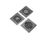 LOCKLGFMCZ Pistola antiodore for scarico a pavimento, cenere, acciaio inox, bagno, WC, lavatrice, fognatura universale, anima in rame, antiriflusso, odore Bathroom Drain