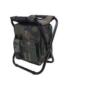 LOCKLGFMCZ Zaino portatile, sedia da pesca, sgabello pieghevole, borsa termica isolata for picnic sedie pieghevoli(Camouflage)