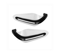 LOCKMEIHUA Per Paramani per Moto C&fmoto, Manubrio da 15-22 Mm, Protezione Universale per Le Mani Paramani anticaduta per Moto(White-White LED)