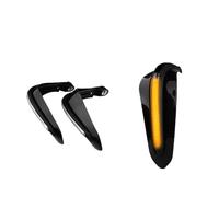 LOCKMEIHUA Per Paramani per Moto C&fmoto, Manubrio da 15-22 Mm, Protezione Universale per Le Mani Paramani anticaduta per Moto(Black-Yellow LED)