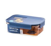 LocknLock Contenitore salvafreschezza in Tritan, senza BPA, con coperchio in PP, ermetico e impilabile, ideale come contenitore, adatto al microonde, al congelatore e alla lavastoviglie (910 ML)