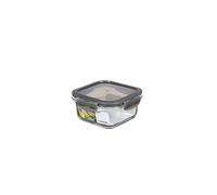 LocknLock OVEN GLASS - Contenitori salvafreschezza in vetro con coperchio, 500 ml, 140 x 140 x 67 mm, frigorifero, congelatore e lavastoviglie, vetro borosilicato fino a 400 °C, adatti al forno a