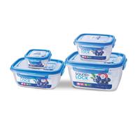 LockNLock Set 4 contenitori Linea Soundlock adatti al microonde