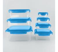 LocknLock set di 14 contenitori 7 quadrati, 7 rotondi