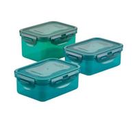 LocknLock Set di 2 contenitori ecologici per alimenti con coperchio, set di contenitori rettangolari da 1,4 l/1,0 l, ermetici, impermeabili, senza BPA e lavabili in lavastoviglie, casuali, 1,4 l e 1 l