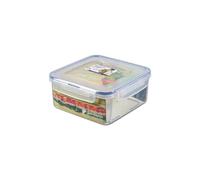 LocknLock TO GO - Contenitore per sandwich con divisore, 1,2 l, 100% aria e impermeabile, lavabile in lavastoviglie e microonde, senza BPA, con scomparti separatori