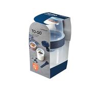 LocknLock TO GO Two Way Box con spork | 310 + 560 ml | Ø 98 x 180 mm | Tazza per yogurt con posacenere | 100% aria e impermeabile Meal Prep Box | Lavabile in lavastoviglie e microonde | Senza BPA