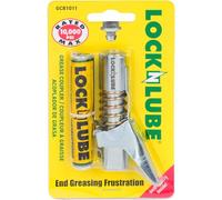 LockNLube, Pistola per grasso, si blocca sui raccordi Zerk Il grasso va dentro e non sulla macchina. L’accoppiatore di grasso di bloccaggio originale più venduto al mondo.