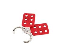 Lockout Hasp - Kit di blocco in acciaio, 25 mm/38 mm, colore: Rosso