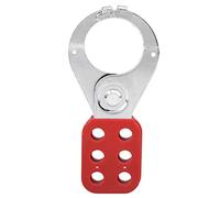 Lockout Hasp Strumento di sicurezza industriale, PA e acciaio Interblocco a 6 fori Diametro ganascia 1,5 pollici Lockout Tagout Hasp, Gestione multigiocatore per la manutenzione