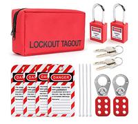 Lockout Tagout Kit - Lucchetti di blocco di sicurezza Loto Hasps Lockout Tagout Tagout Tag Loto Lock Out Tag Out Kit di blocco elettrico