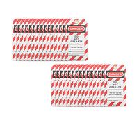 Lockout Tagout Tag 30Pcs Danger Do Not Operate Equipment Lock Safety Warning Tag Sign Etichetta di sicurezza Anteriore e Posteriore per Industria Chimica Fuori Servizio Riparazione Elettrica