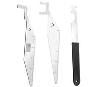 Lockpick, Kit per lockpicking, Strumento per aprire la porta di emergenza in acciaio inossidabile Strumento di blocco portatile multifunzionale per vigili del fuoco, polizia e soccorritori