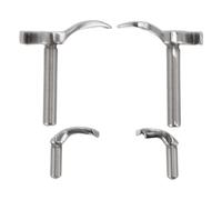 Lockstitch Machine Curved Needles Alloy Sewing Machine Looper Set High Precision Wear Resistant for 9820 980 981 982 Machines 4Pcs with Storage Box