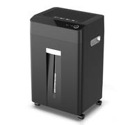 Locksworth Distruggidocumenti Heavy Duty, 24 fogli Cross-Cut Shredder P-4 Security con 8,9 galle, vassoio estraibile per carte di credito/non/clip/CD, per uso commerciale e da ufficio