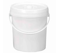 Lockweiler Bidoncino Pannolini Pattumiera Domestico Con Coperchio Bianco 11l