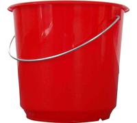 Lockweiler Pulizia Secchio Domestico 20 L Rosso Cestino Pulizia Pulire Ø36x33 CM