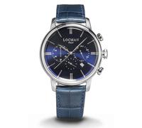 Locman 1960 crono quadrante blu cinturino pelle 0254A02A-00BLNKPB