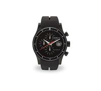 Locman Island/orologio uomo/quadrante nero/cassa acciaio e titanio/cinturino silicone nero/ref. 0620BKKW-BKWSIK