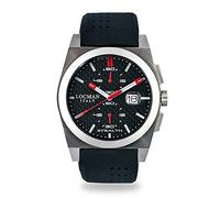 Locman Italy, orologio da uomo, design Stealth, con cronografo, colore nero, numero di riferimento 202