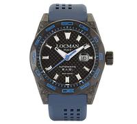 Locman Italy Stealth Carbon Orologio da uomo Automatico Nero e Blu Rif. 0216