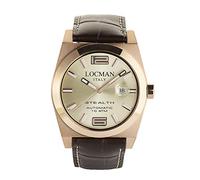 Locman Locman Italy Orologio da uomo Stealth automatico marrone rif. 205, Bracciale