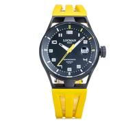 Locman Orologio Uomo in Acciaio e Titanio Automatico Pvd Black Montecristo