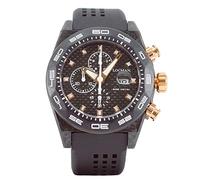 Locman Orologio Uomo Italia Stealth Carbon Cronografo Nero/Rosa Ref 0218, Cinturino., da uomo, Cinturino.