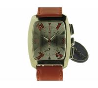 LOCMAN Tonneau Chrono quarzo titanio cinturino lorica rosso referenza 048400