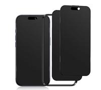 Locofun 2 Pezzi Matte Pellicola Opaca per iPhone 17 Pro Privacy Vetro Temperato Anti-spia Copertura Completa Pellicola Protettiva 9H Opaco Protezione Schermo Anti-spy Anti-Impronte per iPhone 17 Pro