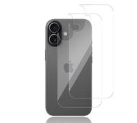 Locofun Back Pellicola per iPhone 17, 2 Pezzi Anti Graffio Vetro Temperato Prottetiva Posteriore, Durezza 9H HD Chiaro Pellicola Protettivo, HD Trasparenza Protezione Film