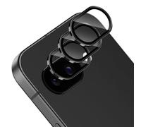 Locofun Pellicola Fotocamera per Google Pixel 9a 5G, 3 Pezzi Anti Graffio Camera Vetro Temperato, Telaio in metallo Protezione Lente, Durezza 9H, Senza Bolle
