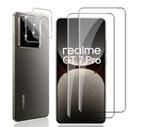 Locofun Pellicola Vetro Temperato per Realme GT 7 Pro 5G e Protezione Lente Fotocamera, Durezza 9H Pellicola Protettiva Film [2+2 Pezzi], Anti Graffi Protezione Schermo