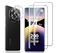 Locofun Pellicola Vetro Temperato per Redmi Note 14 Pro 5G/ Poco X7 e Protezione Lente Fotocamera, Durezza 9H Schermo Protettiva Film [2+2 Pezzi], Anti Graffi Niente Bolle