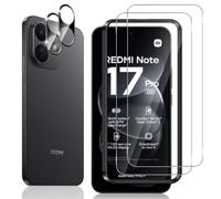 Locofun Pellicola Vetro Temperato per Xiaomi Redmi Note 17 Pro 5G | Durezza 9H Schermo Protettiva Film e Protezione Lente Fotocamera, 2+2 Pezzi, Anti Graffi Niente Bolle